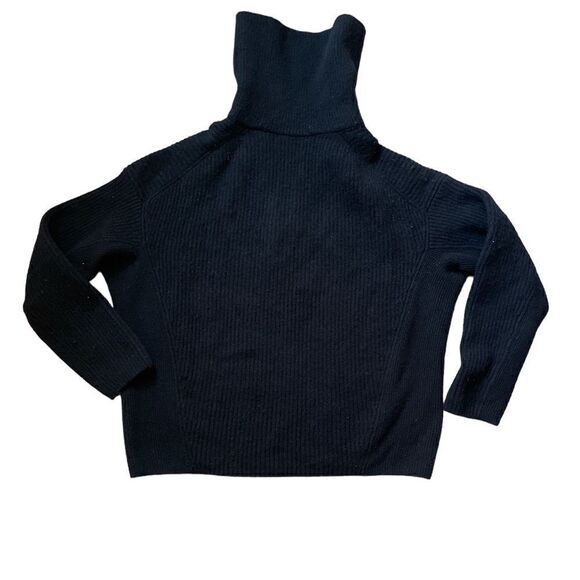 Quarter Zip Sweater In Black Size L - Picture 6 of 9